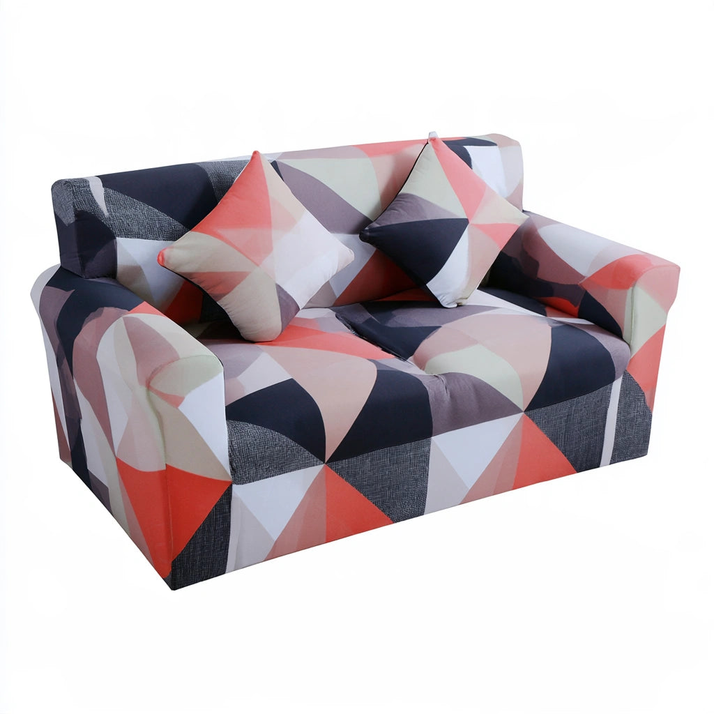 Elastische meubelhoes, kleur oranje