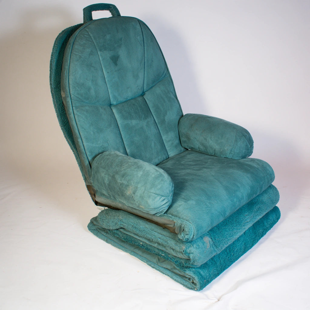 Gestoffeerde stoel, kleur donkerblauw