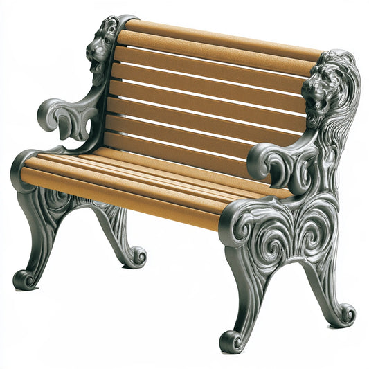 Opbergbank van hout, kleur naturelbruin