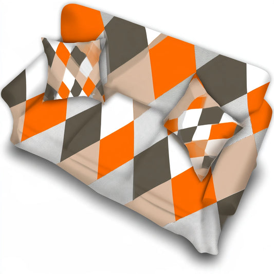 Elastische meubelhoes, kleur oranje