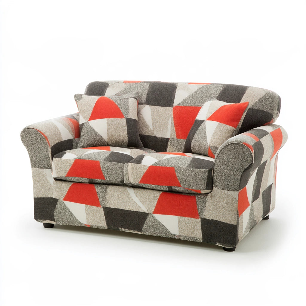 Elastische meubelhoes, kleur oranje
