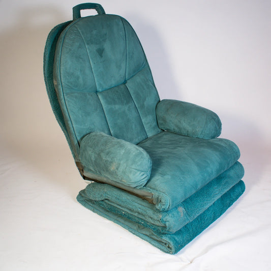 Gestoffeerde stoel, kleur donkerblauw